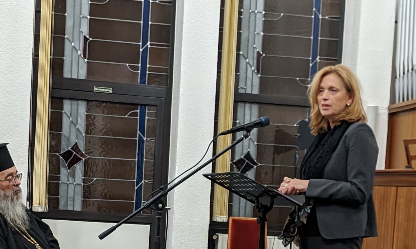 Bundesweite Er�ffnung der �komenischen FriedensDekade in L�beck mit Bildungsministerin Karin Prien